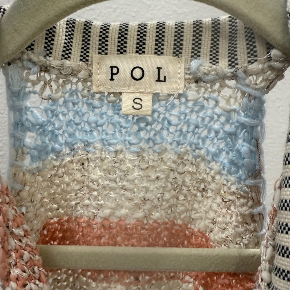 Pol Multicolor Sleeveless Split Neck Sweater With… - image 4